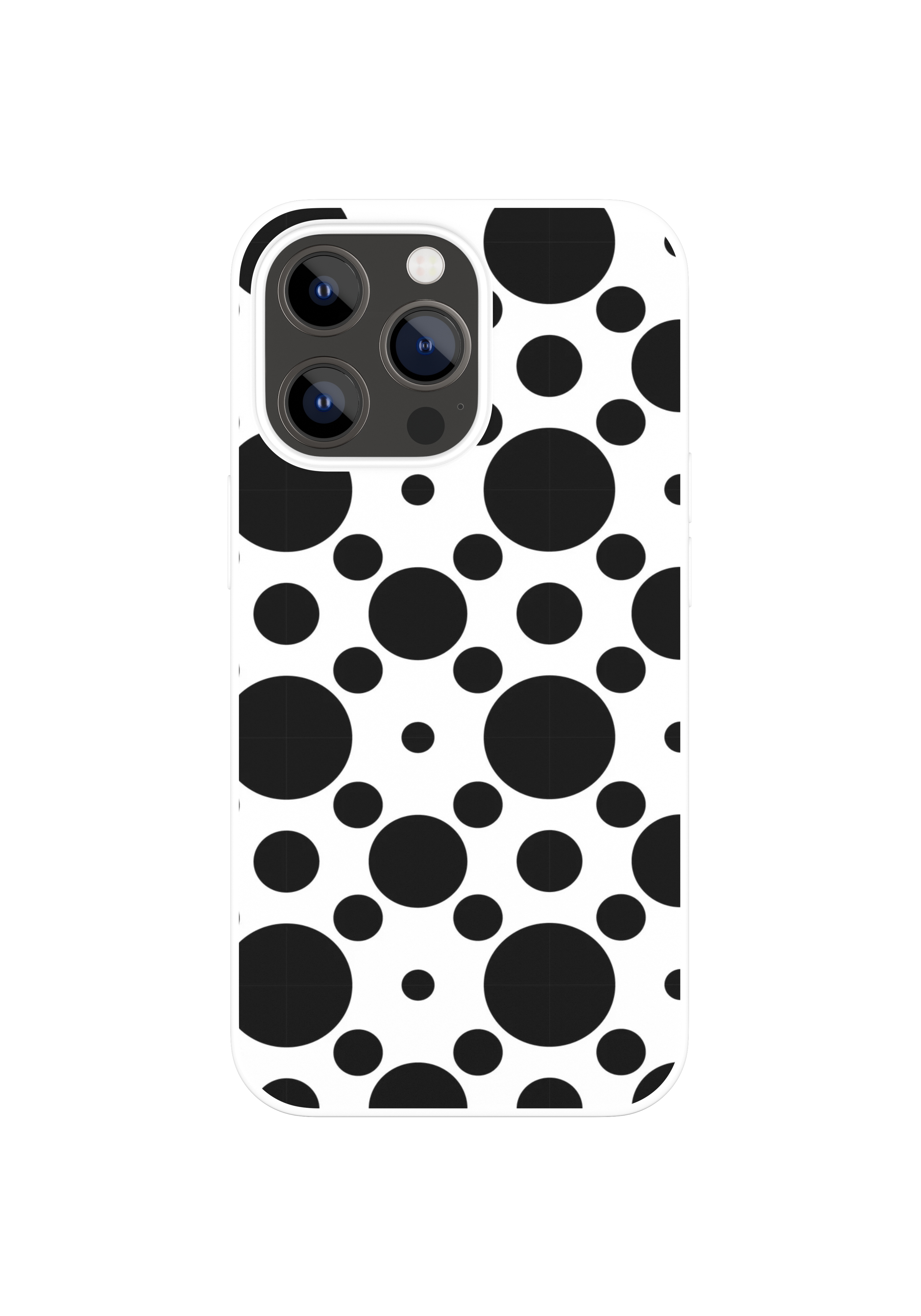 Black Circle Polkadots